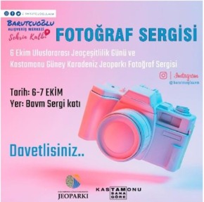 6 Ekim Uluslararası Jeoçeşitlilik Günü Fotoğraf Sergisi